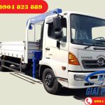 Xe tải Hino FC9JLTA 6.4 Tấn gắn cẩu Tadano 3 Tấn 4 Khúc